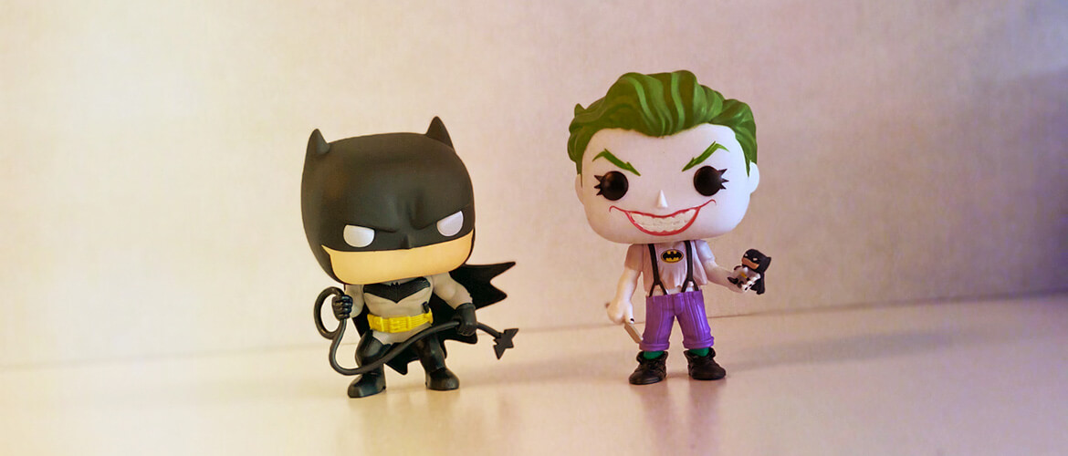 Funko pop Batman & The Joker