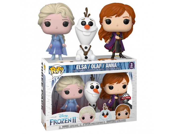 Bemiddelen Viool Eigenaardig Anna, Elsa & Olaf 3-Pack Exclusive Funko Pop uit Frozen 2 is hier te koop!