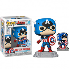 CAPTAIN AMERICA WITH PIN EXCL.