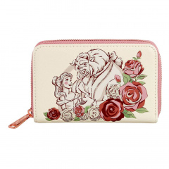 BEAUTY AND THE BEAST FLOWERS WALLET