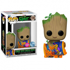 GROOT WITH CHEESE PUFFS FLOCKED EXCL.