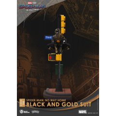 SPIDER-MAN BLACK AND GOLD SUIT DIORAMA