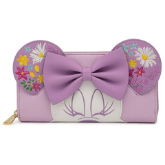MINNIE HOLDING FLOWERS WALLET