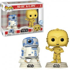R2-D2 AND C-3PO RETRO REIMAGINED EXCL.
