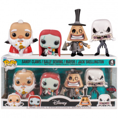 NIGHTMARE BEFORE CHRISTMAS 4 PACK EXCL.